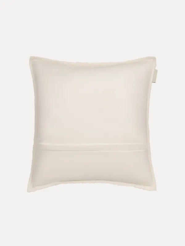 Сәндік жастық, 45х45 см, букле/барқыт, сүт, Boucle, image-1