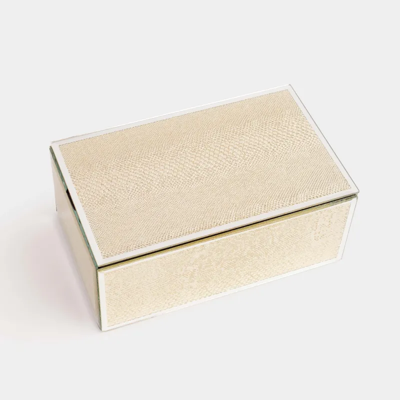 Зергерлік қобдиша, 21х13 см, шыны, алтын, Жылан принті, Snake print, image-3