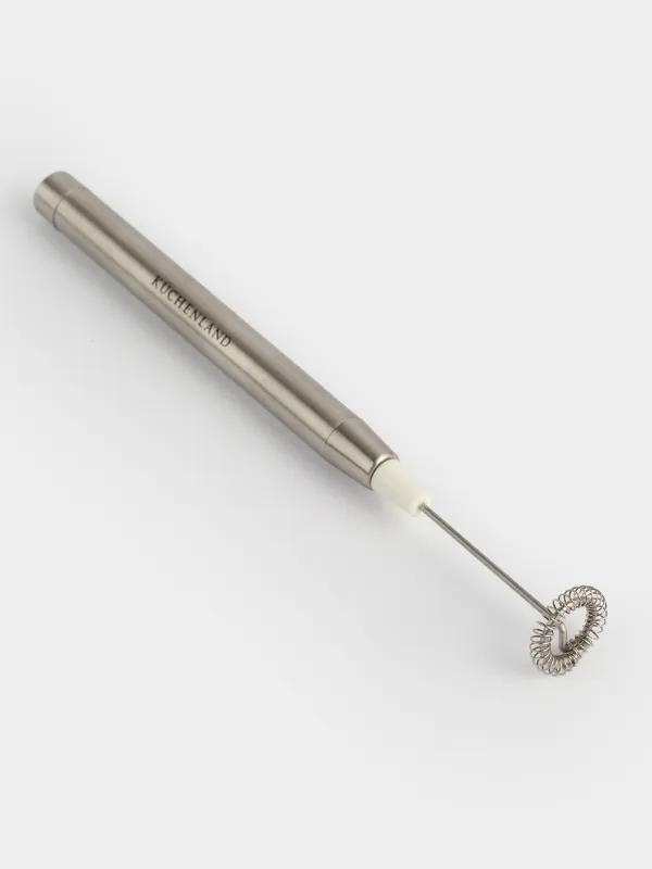 Сүтке арналған көбіктендіргіш, 21 см, батырылған, Болат, сарғылт, image-2