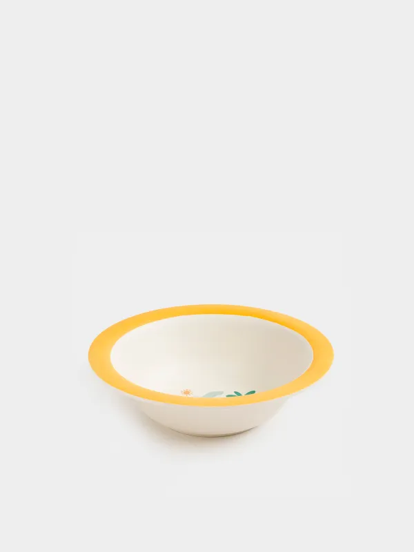 Тарелка суповая, 15х4 см, Динозавр и пальма, Dino, image-0