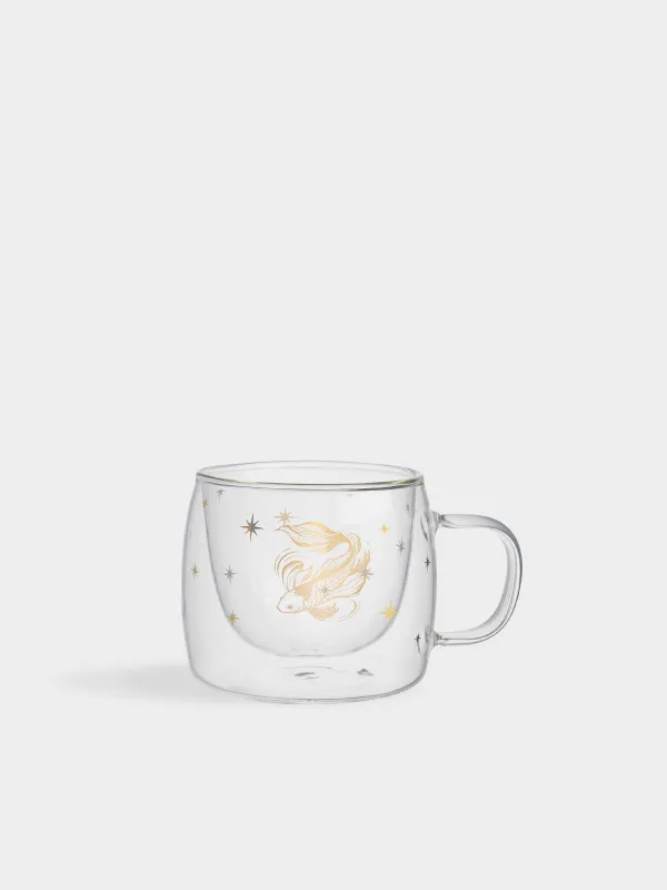 Саптыаяқ, 360 мл, шыны Б, Жұлдыздары бар балық, Air decor, image-0