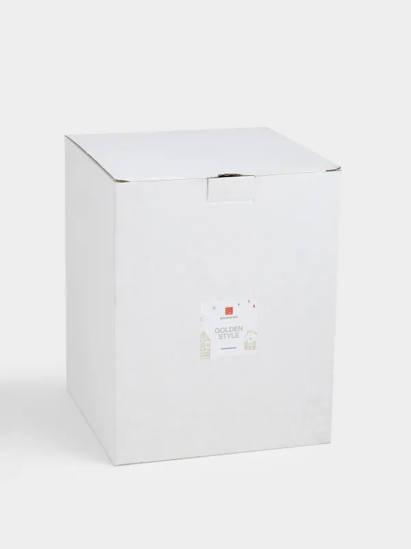 Статуэтка музыкальная, 23 см, с подсветкой, пластик, бело-золотистая, Карусель, Golden style, image-4