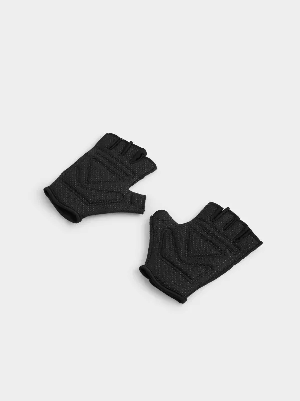 Әйелдер қолғаптары, фитнеске арналған, өлшемі XS/S, полиэстер/поролон/спандекс, қара, Sport, image-1