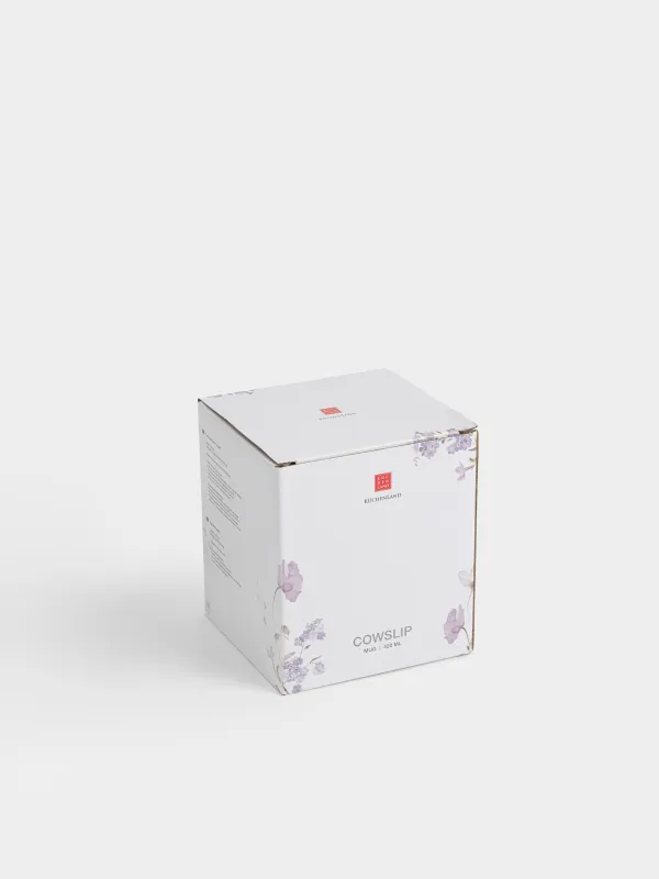 Саптыаяқ, 420 мл, фарфор N, ақ, Дала гүлдері, Cowslip, image-5