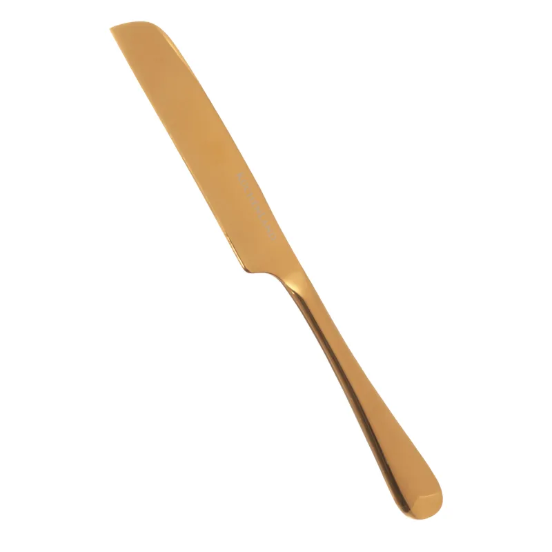 Тортқа арналған құралдар, 2pr, шпатель / пышақ, болат, алтын, классикалық алтын, image-2