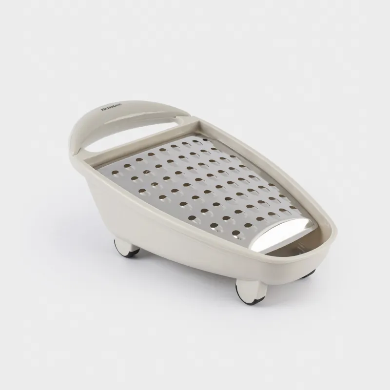 Үккіш, 26 см, контейнермен, болат/пластик, ашық сұр, Assist