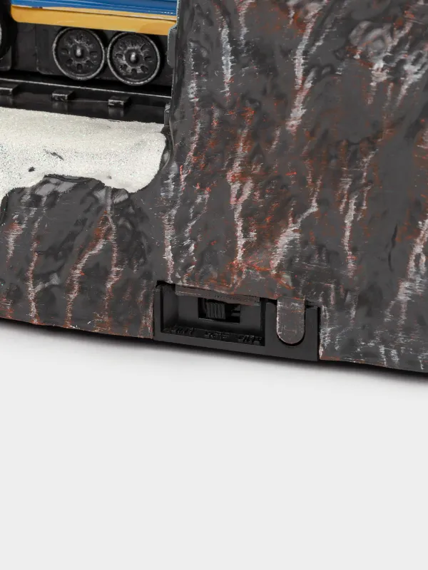 Мүсінше, 39х17 см, жарықтандырылған, анимациялық, полирезин, Пойыз, Christmas style, image-2