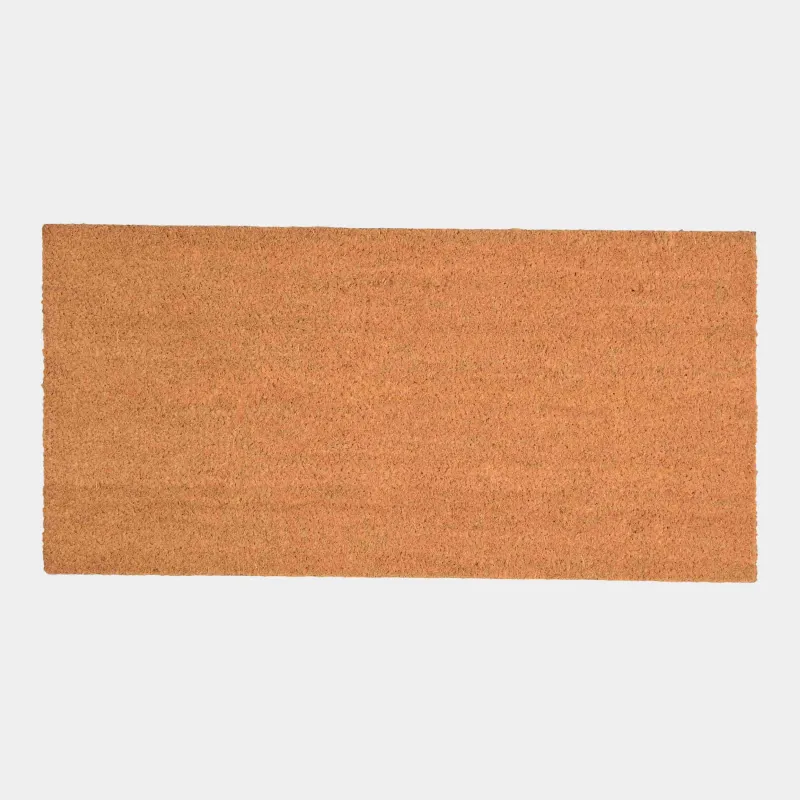 Есік төсеніші, 40х80 см, кокос / ПВХ, қоңыр, негізгі