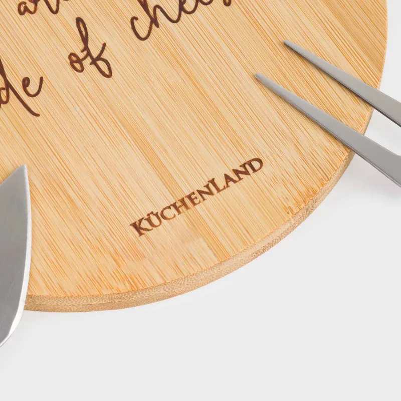 Набор для сыра, 3 предмета, Cheese, Bamboo, image-3
