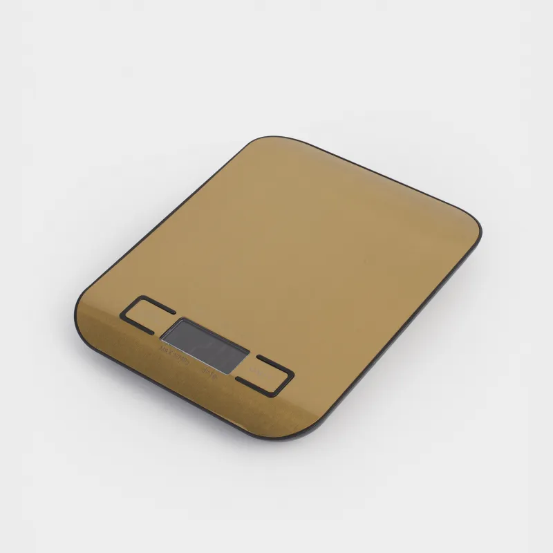 Ас үй таразы, 18х14 см, электронды, болат / пластик, алтын, Libra