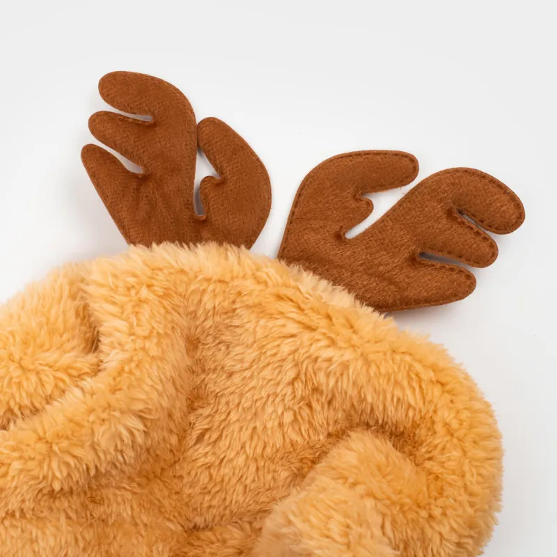 Жануарларға арналған комбинезон, 40 см, өлшемі L/XL, полиэстер, сарғылт-қоңыр, Бұғы, Christmas pet, image-2