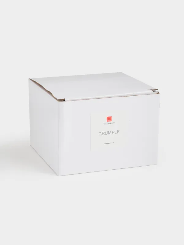 Шай жұбы, 1 адам, 2 зат, 350 мл, фарфор Р, ақ, Мыжылған әсер, Crumple, image-4