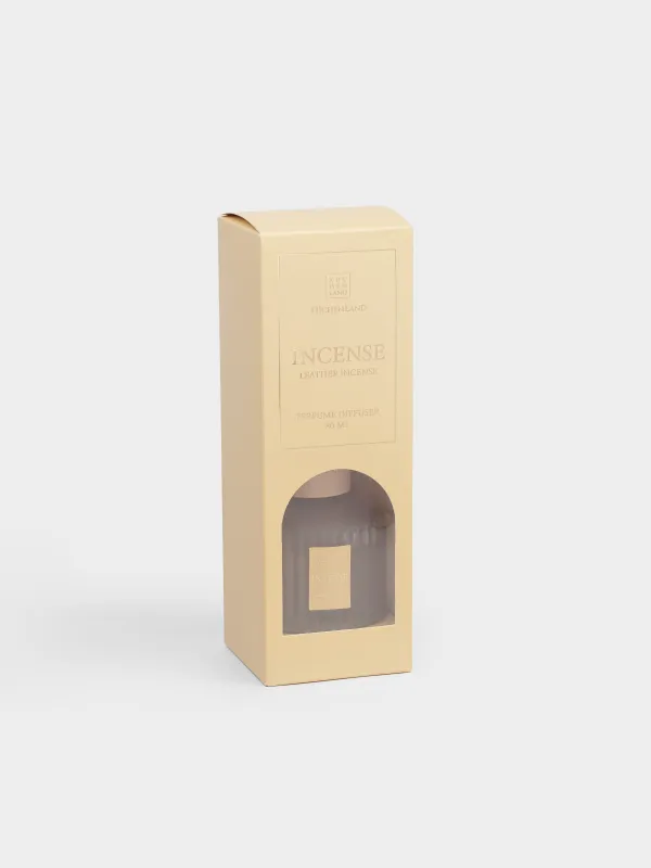 Хош иісті диффузор, 80 мл, күңгірт, сұр, Leather Incense, Incense, image-3