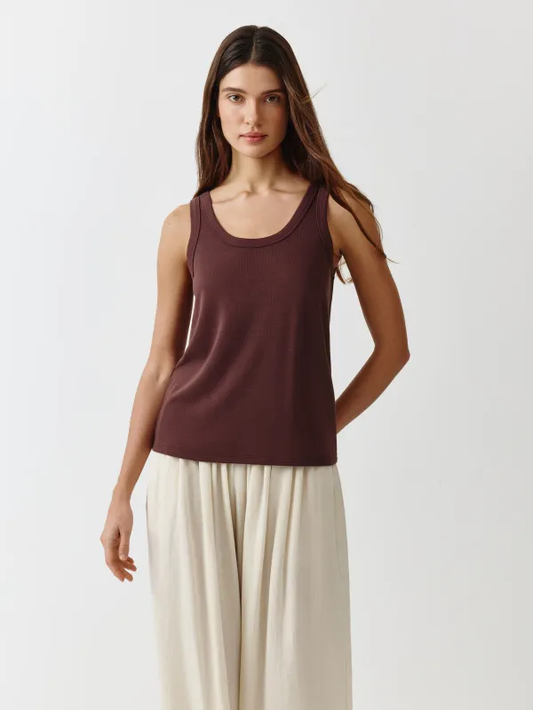 Әйелдерге арналған топ, өлшемі L, полиэстер/вискоза/эластан, қоңыр, Leolia, image-0