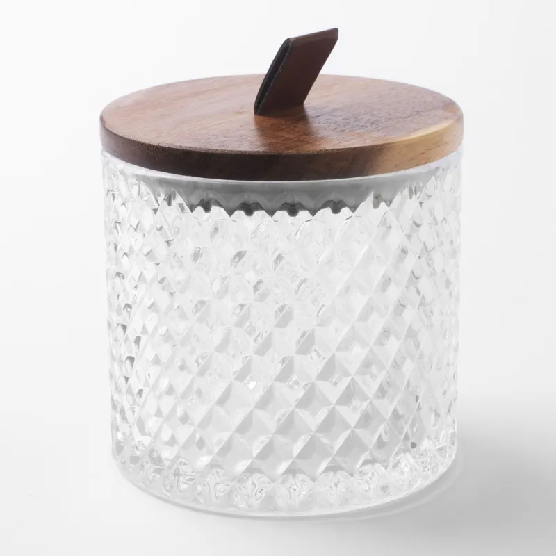 Кәмпит, 11Х11 см, қақпағы бар, шыны р / ағаш, Naiad, image-0