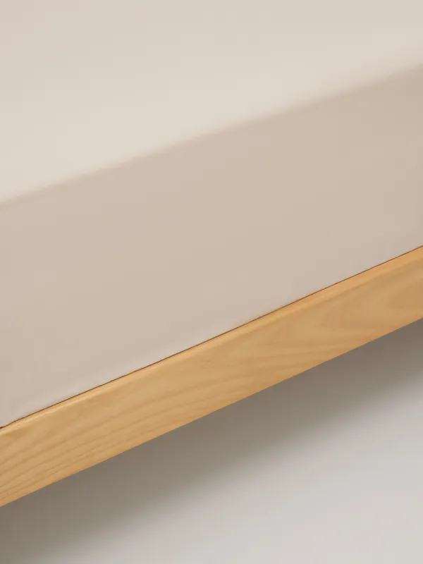 Простыня, 245х270 см, сатин 300 ТС, песочная, Satin, image-1