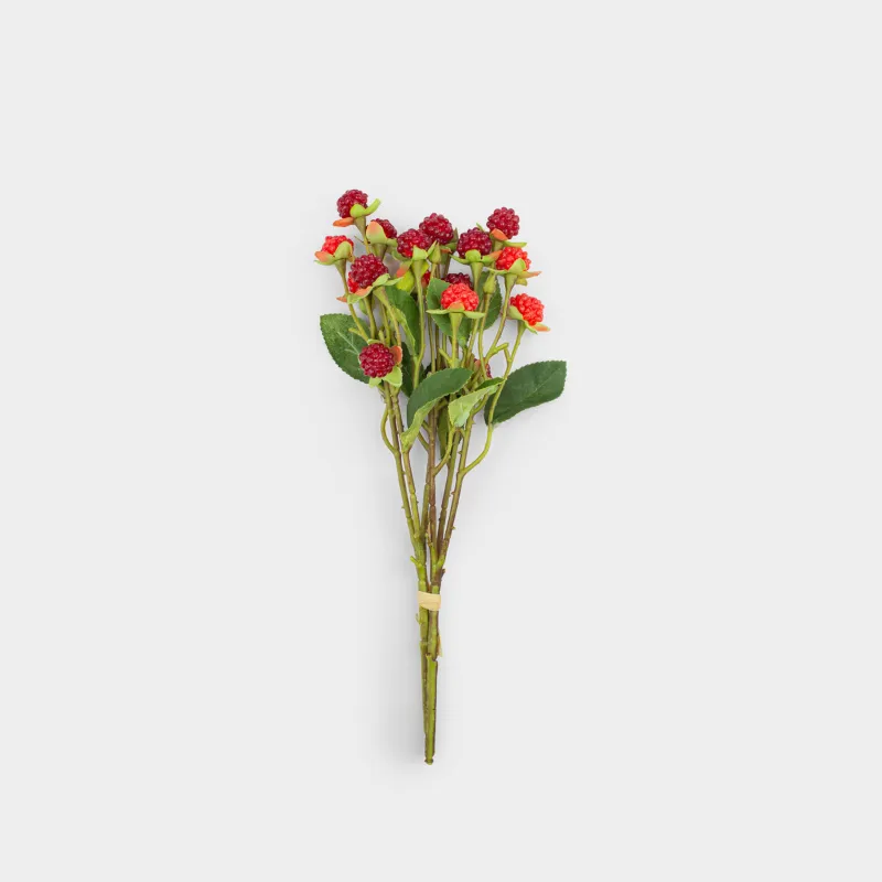 Букет искусственный, 30 см, пластик/полиэстер, Малина, Fruit decor
