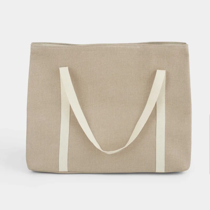 Іш киімді сақтауға арналған сөмке, 46х56х29 см, тұтқалары бар, полиэстер, тікбұрышты, сарғылт-қоңыр, Laundry, image-2