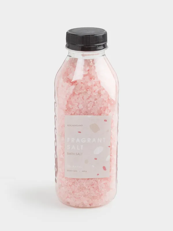 Ваннаға арналған тұз, 600 гр, ақ және қызғылт, Таңқурай пирогы, Fragrant salt, image-1