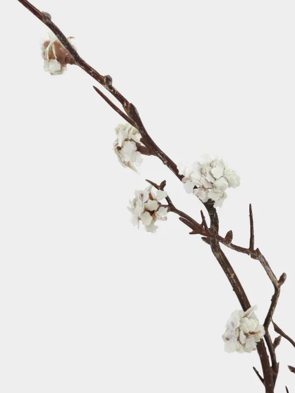 Ветка декоративная, 1,1 м, Цветы сливы, Flower garden, image-3