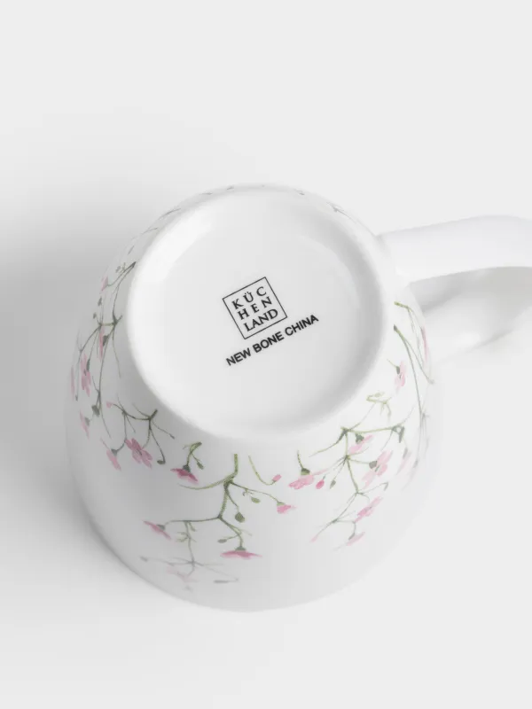 Саптыаяқ, 320 мл, фарфор N, ақ, Дала гүлдері, Meadow, image-4