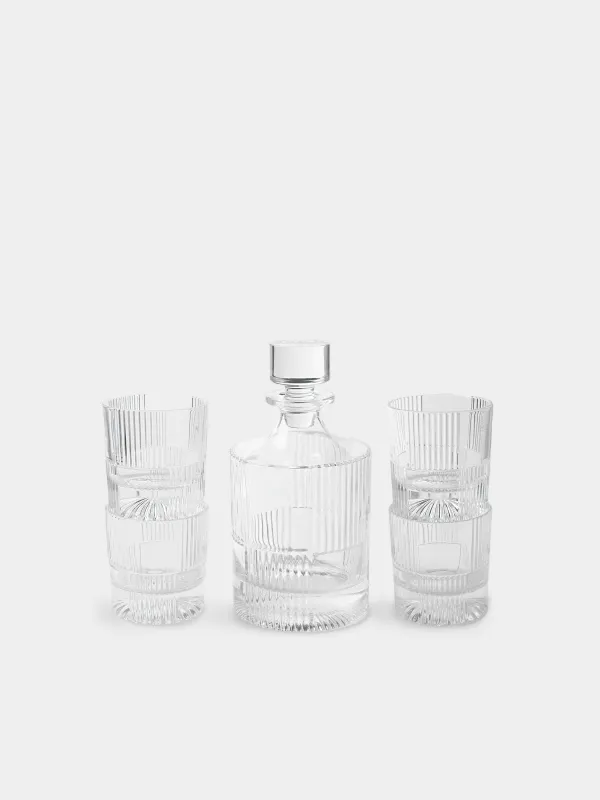 Набор для виски, 5 предметов, графин/стаканы, Ribby, image-1