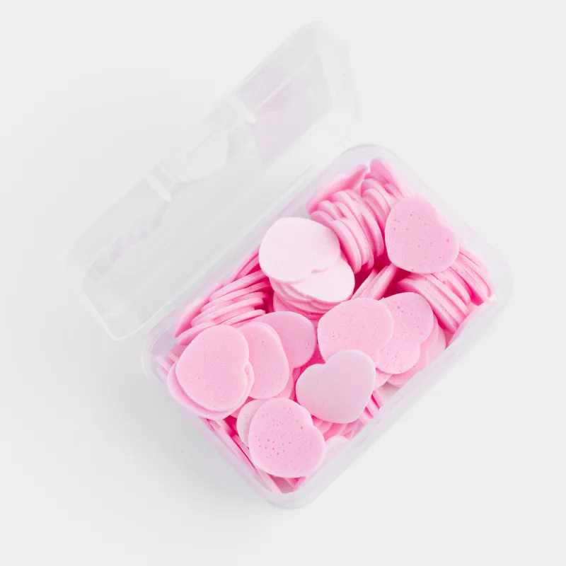 Сабын-конфетти, 2 см, 80 дана, қызғылт, Құлпынай, Жүрек, Confetti, image-2