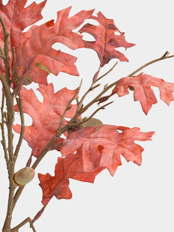 Ветка декоративная, 82 см, полиэстер/пластик, Желуди с листьями, Forest symphony decor, image-4