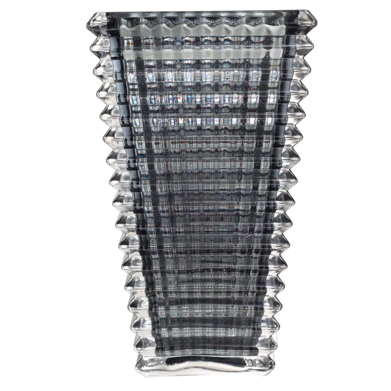 Гүл құмырасы 28 см, шыны, сұр, Mosaic color, image-1