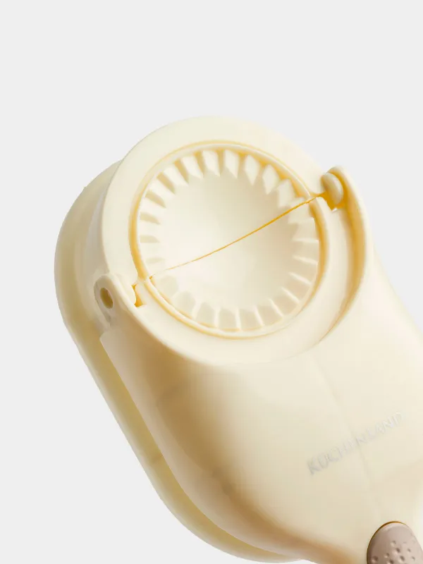 Тұшпараларды мүсіндеуге арналған қалып, 25х10 см, 2-і 1-де, тұтқасы бар, пластик, сарғылт-қоңыр, Bakery, image-6