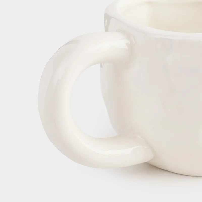 Саптыаяқ, 500 мл, керамика, сүт-алтын түстес, Жүрек, Crumple amour, image-2