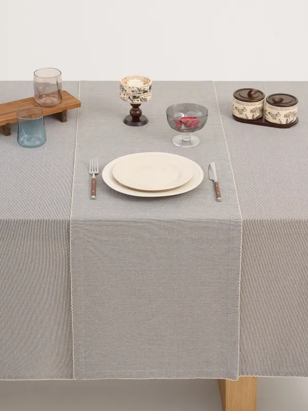 Дорожка настольная, с кружевом, Scalloped, image-3