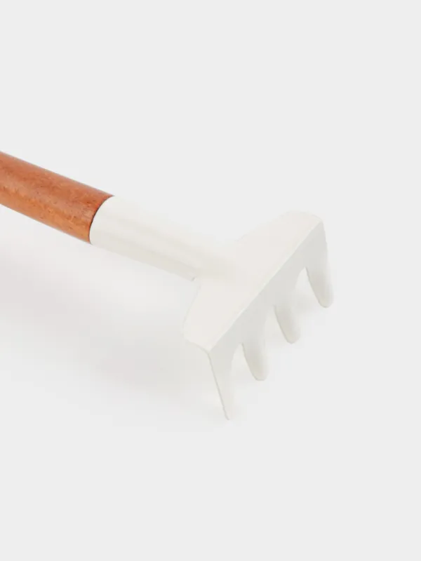 Жабық өсімдіктерге арналған құралдар жинағы, 17/21 см, 2 зат, металл/ағаш, сүт түстес, Gardening, image-3