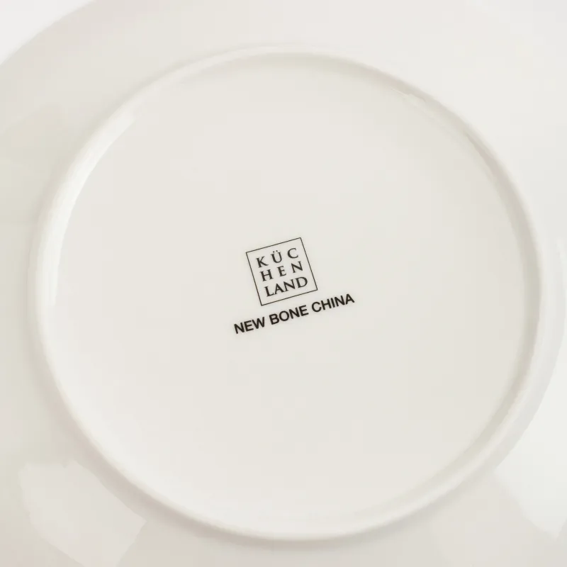 Тіскебасар тәрелкесі, 23 см, 2 дана, фарфор N, сүт түстес, Абстрактті беттер, Face, image-6