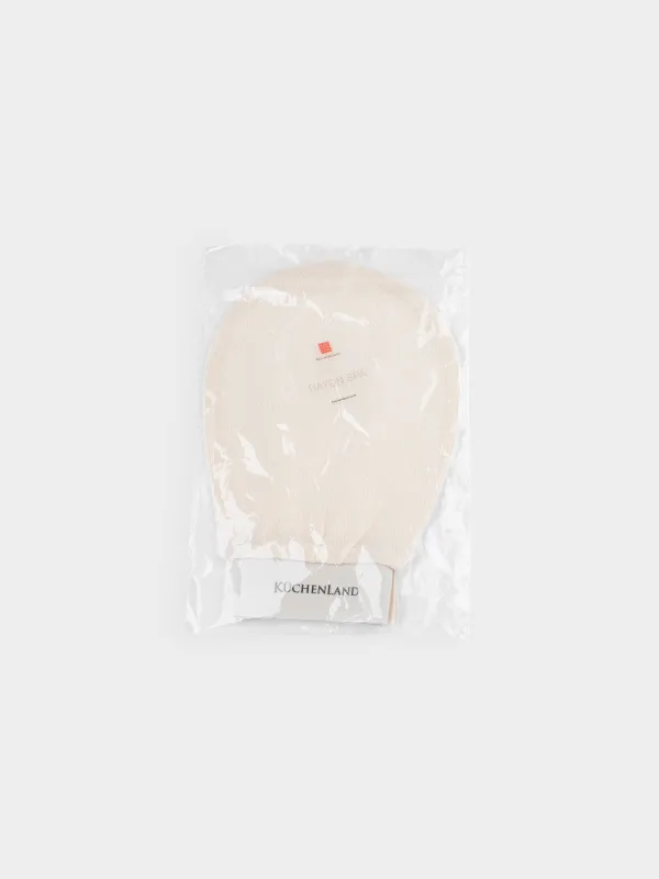 Денені жууға арналған жөке-қолғап, 22х15 см, қабыршақтайды, вискоза, сарғылт-қоңыр, Rayon spa, image-4