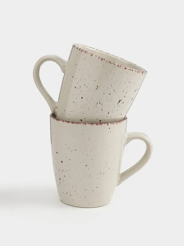 Кружка, 400 мл, 2 шт, в крапинку, Speckled, image-0