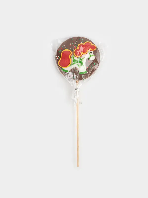 Шоколад, 35 гр, сүт түстес, таяқшада, Жылқы, Sweet life, image-5