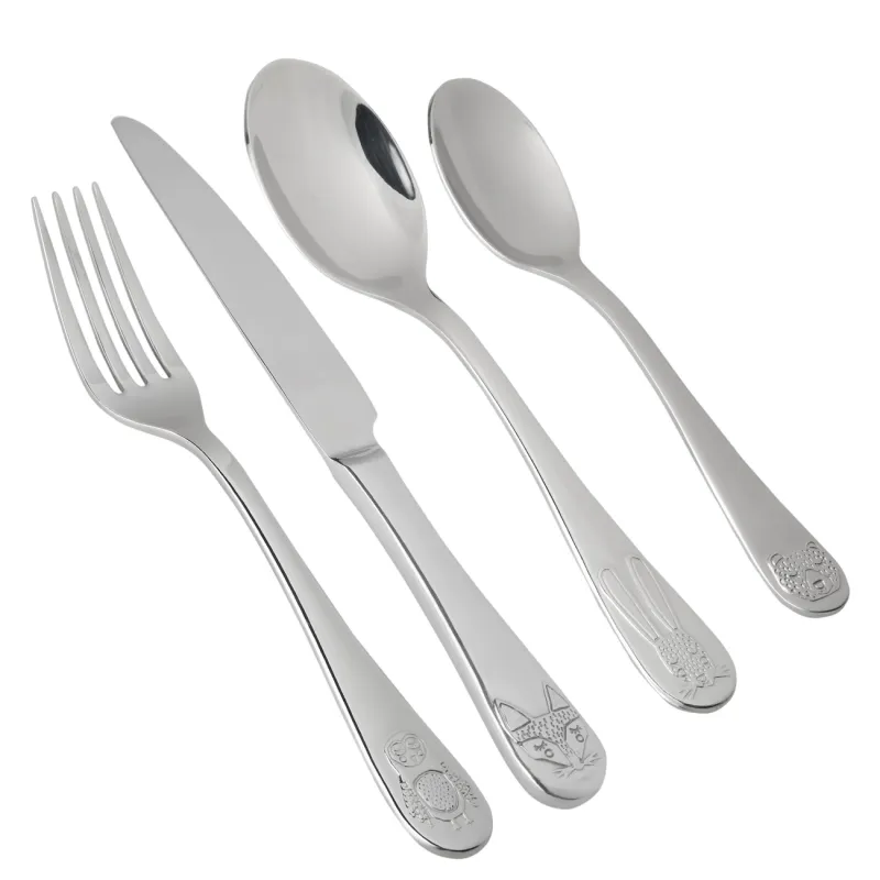 Ас құралдары, балалар, 1 парсы, 4 пр, Болат, Жануарлар, Zoo