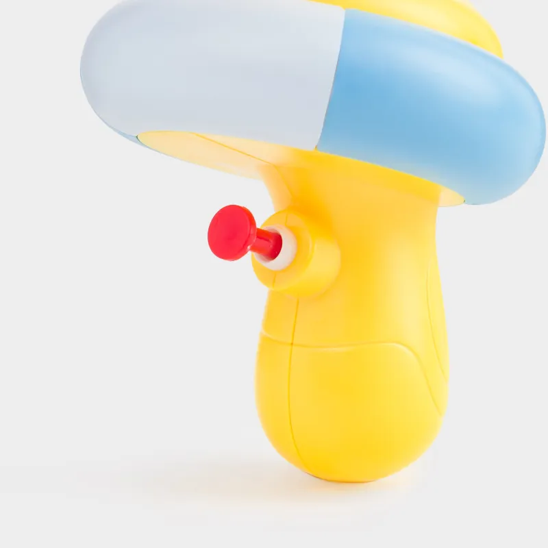 Пистолет водяной, 19 см, пластик, желтый, Утенок в круге, Duck yellow, image-4