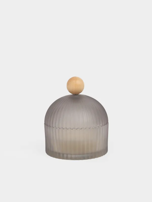 Свеча ароматическая, 11x13 см, в подсвечнике, Leather Incense, Incense, image-0