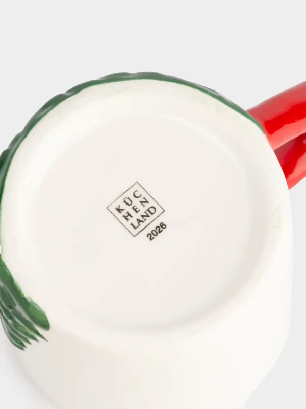 Кружка, 380 мл, керамика, Лошадка внутри, Horse christmas, image-4