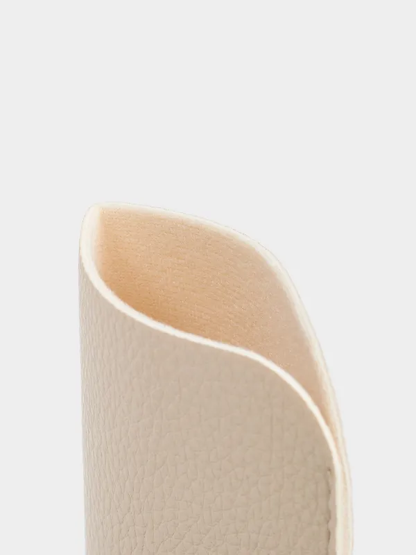 Футляр для очков, 18x8 см, полиуретан, бежевый, Memo, image-3