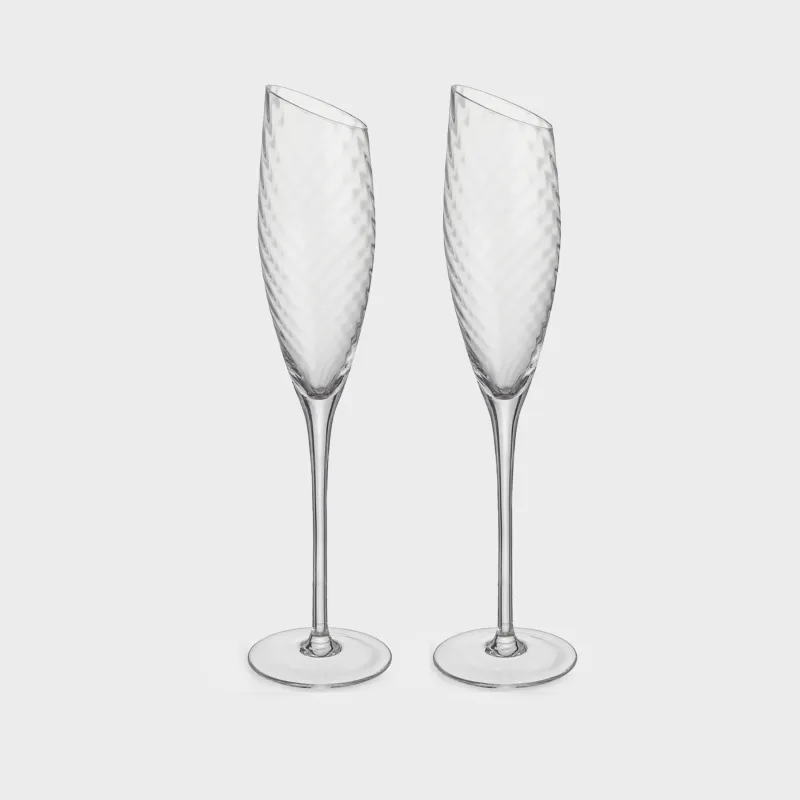 Шампан шыны, 170 мл, 2 дана, шыны, Charm V