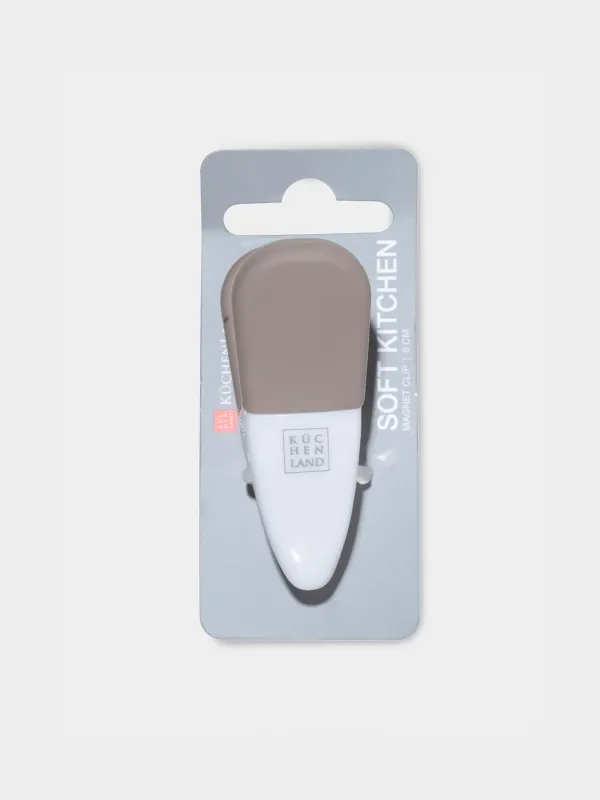 6 см, магниті бар, пластик, қоңыр, Soft Kitchen, image-2