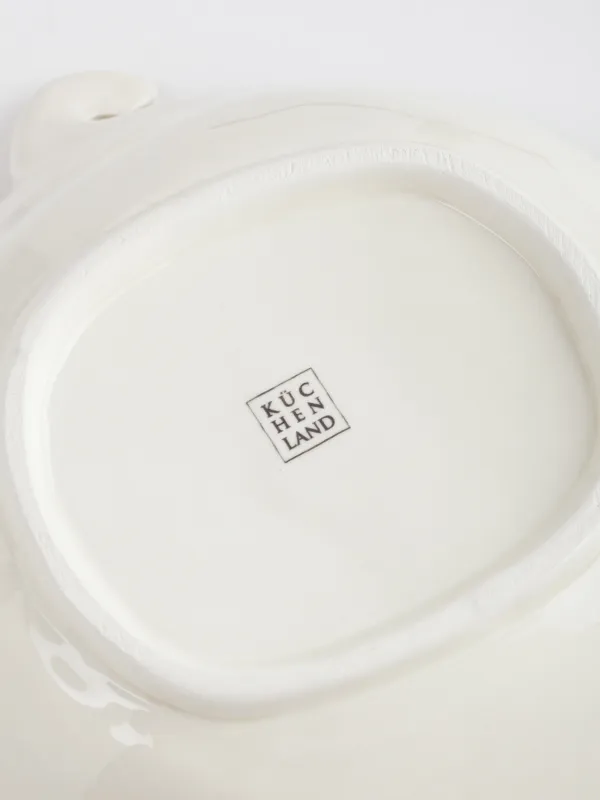 Блюдо глубокое, 18х6 см, Тыква с листом, Golden glow, image-4