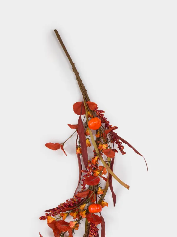 Ветка-гирлянда декоративная, 1,1 м, пластик/бумага, Осенняя композиция, Forest symphony decor, image-2