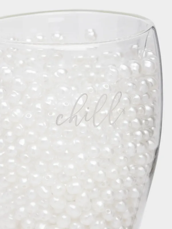 Саптыаяқ, 330 мл, пластик қолданылған шыны, ішінде інжу-маржаны бар, Дизайн, Air decor, image-5