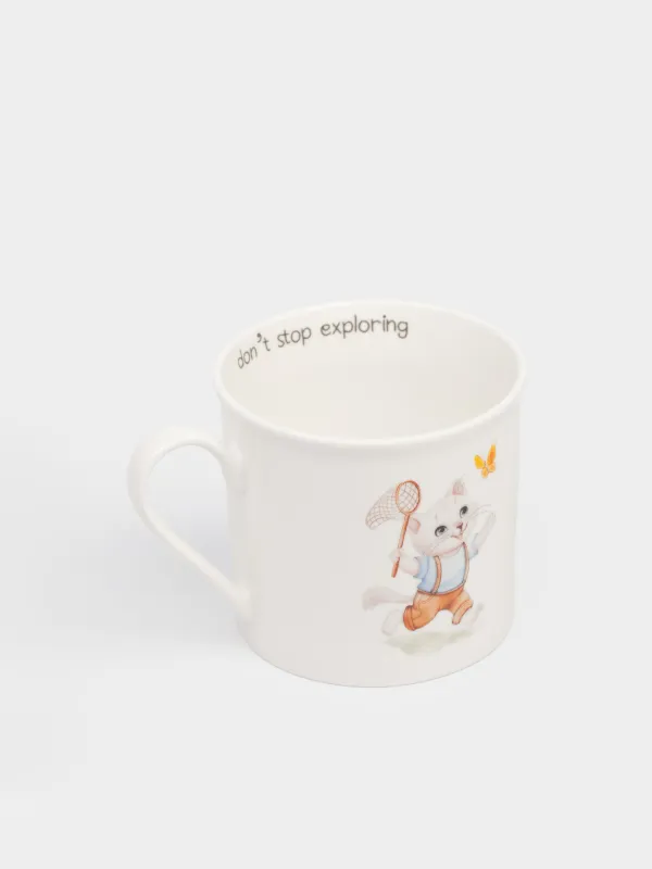 Кружка, детская, белая, Ideas life, image-1