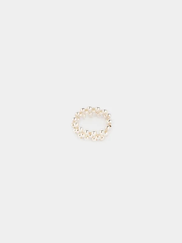 Сақина, 2 см, бір өлшем, металл, күміс, Jewelry, image-1