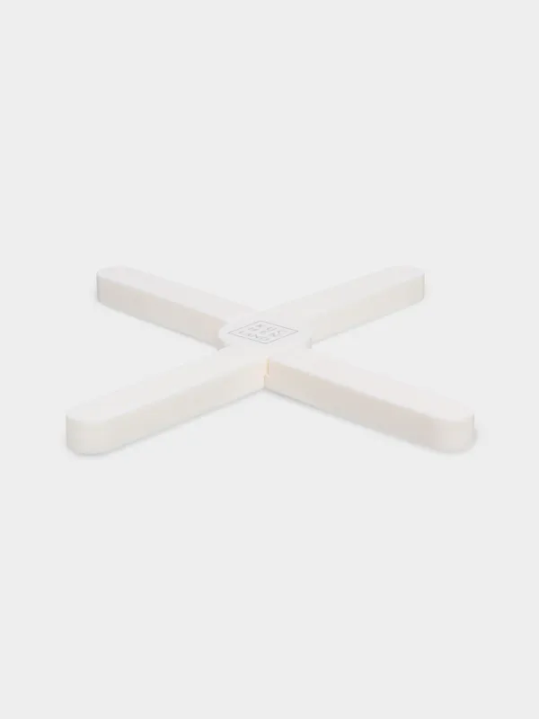 Ыстық астына арналған түпқойма, 21 см, жиналмалы, силикон, сүт түсті, Soft kitchen, image-1